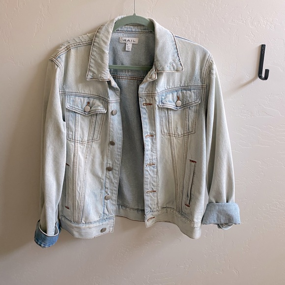 The Rail Jackets & Coats Mens Rail Faded Denim Jacket Poshmark